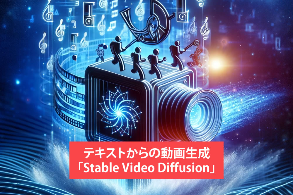 テキストからの動画生成「Stable Video Diffusion」